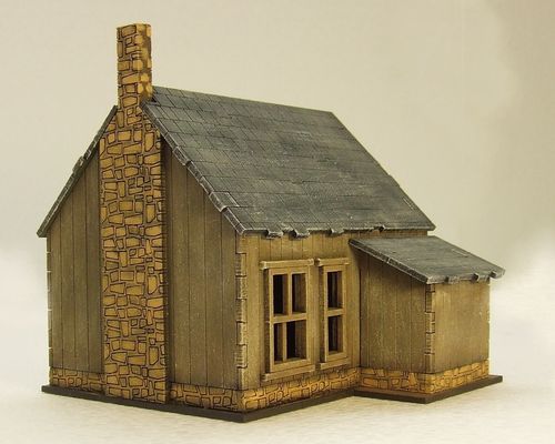 House - Stone Chimney 6