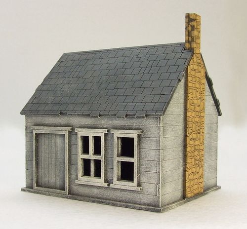 House - Stone Chimney 3